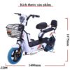 Xe Đạp Điện Super - SK8, Phụ Kiện Đã Có Sẵn Bình Điện