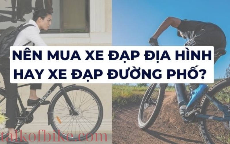 So sánh xe đạp đường phố và xe đạp địa hình Nên chọn loại nào (2)